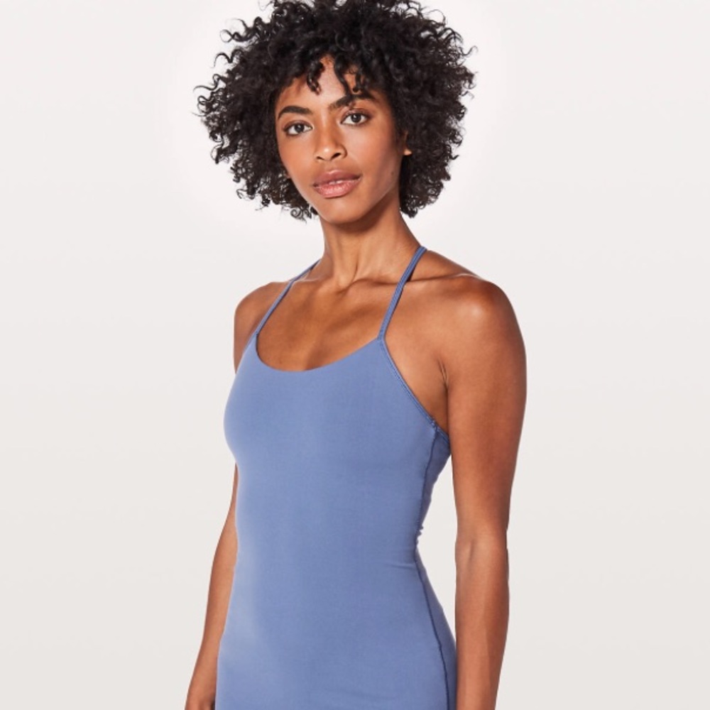 NWT Lululemon Power Pose Tank in gray